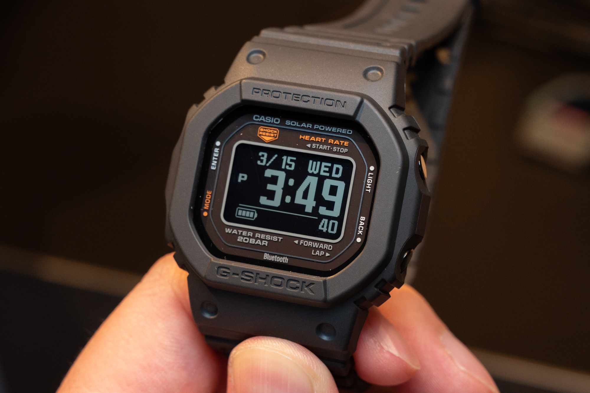 G-SHOCK DW-H5600MB-1JR ★ 心拍計 Bluetooth搭載