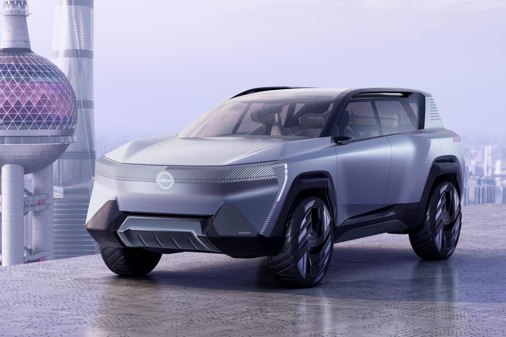 日産、新EVコンセプト「アリゾン」 AIアシスタント「エポロ」搭載 