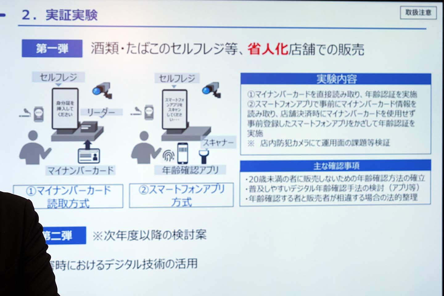 コンビニでの酒・たばこ販売などマイナカード活用強化へ 新方式をデジ