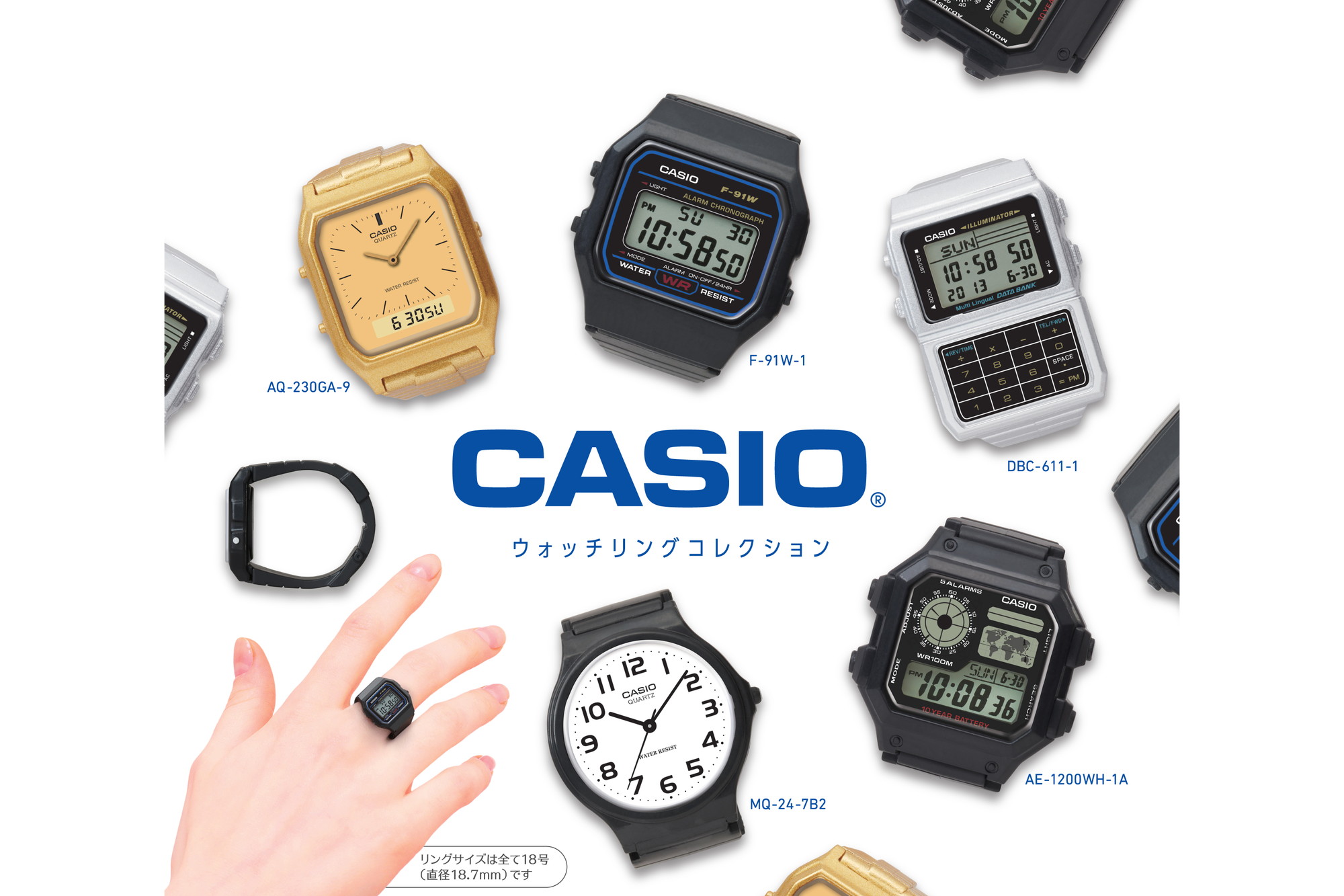 【色: カーキ】[カシオ] 腕時計 カシオ コレクション 【国内正規品】 F-9