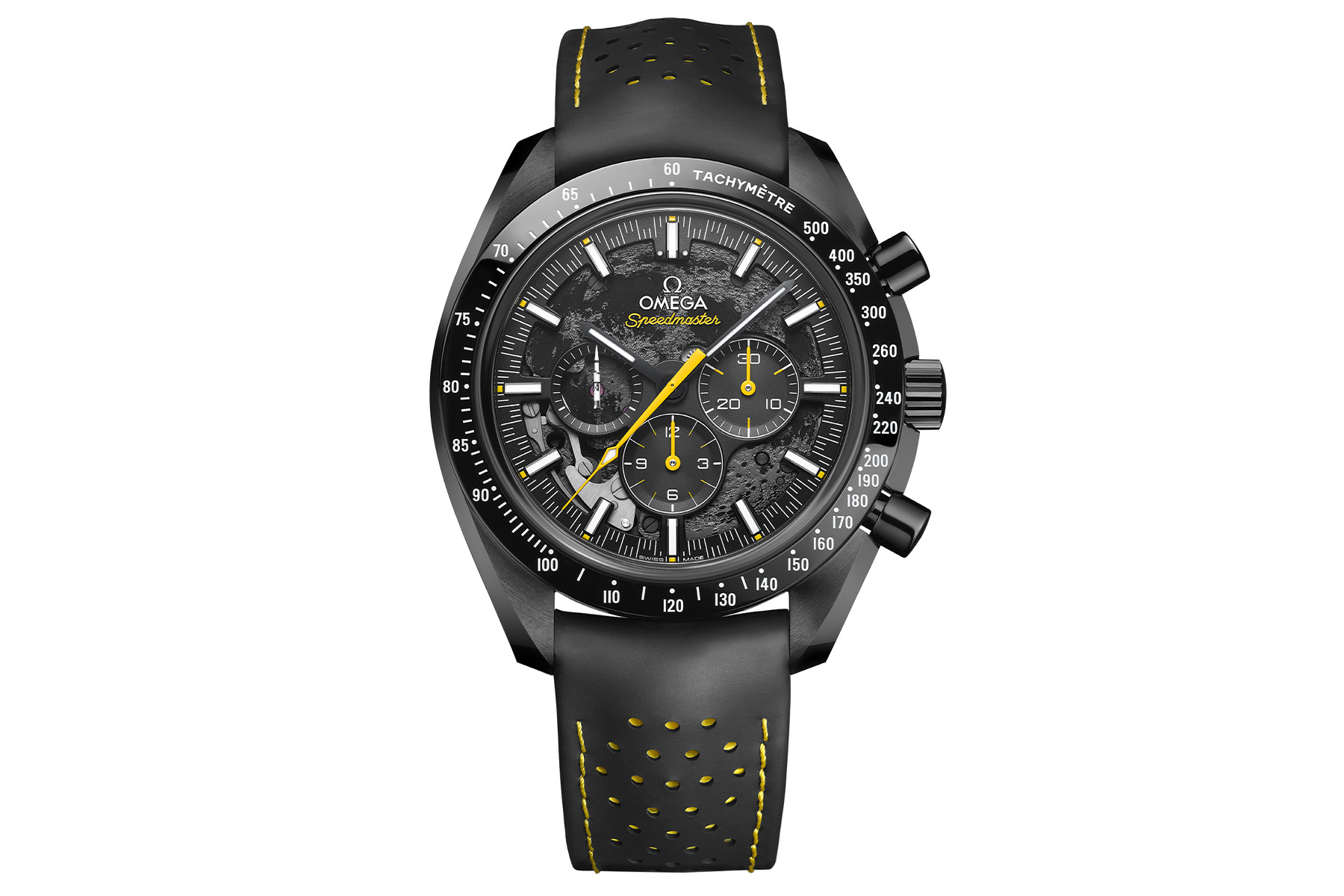 オメガ スピードマスター、ムーブメントも“月面仕上げ”の新作