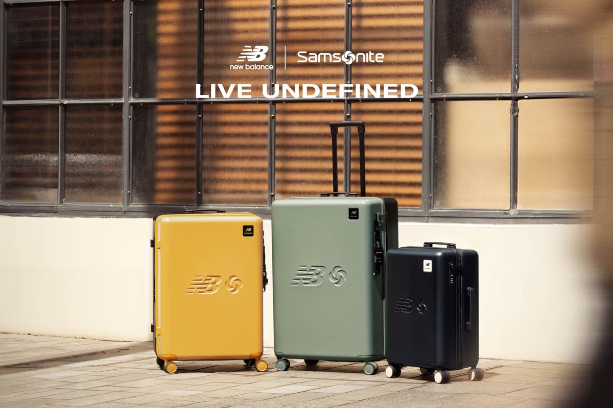 ニューバランスの大きなロゴ サムソナイト スーツケース - Impress Watch