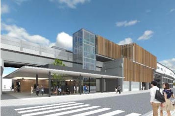 京王多摩川駅周辺で再開発プロジェクト 集合住宅や商業施設整備