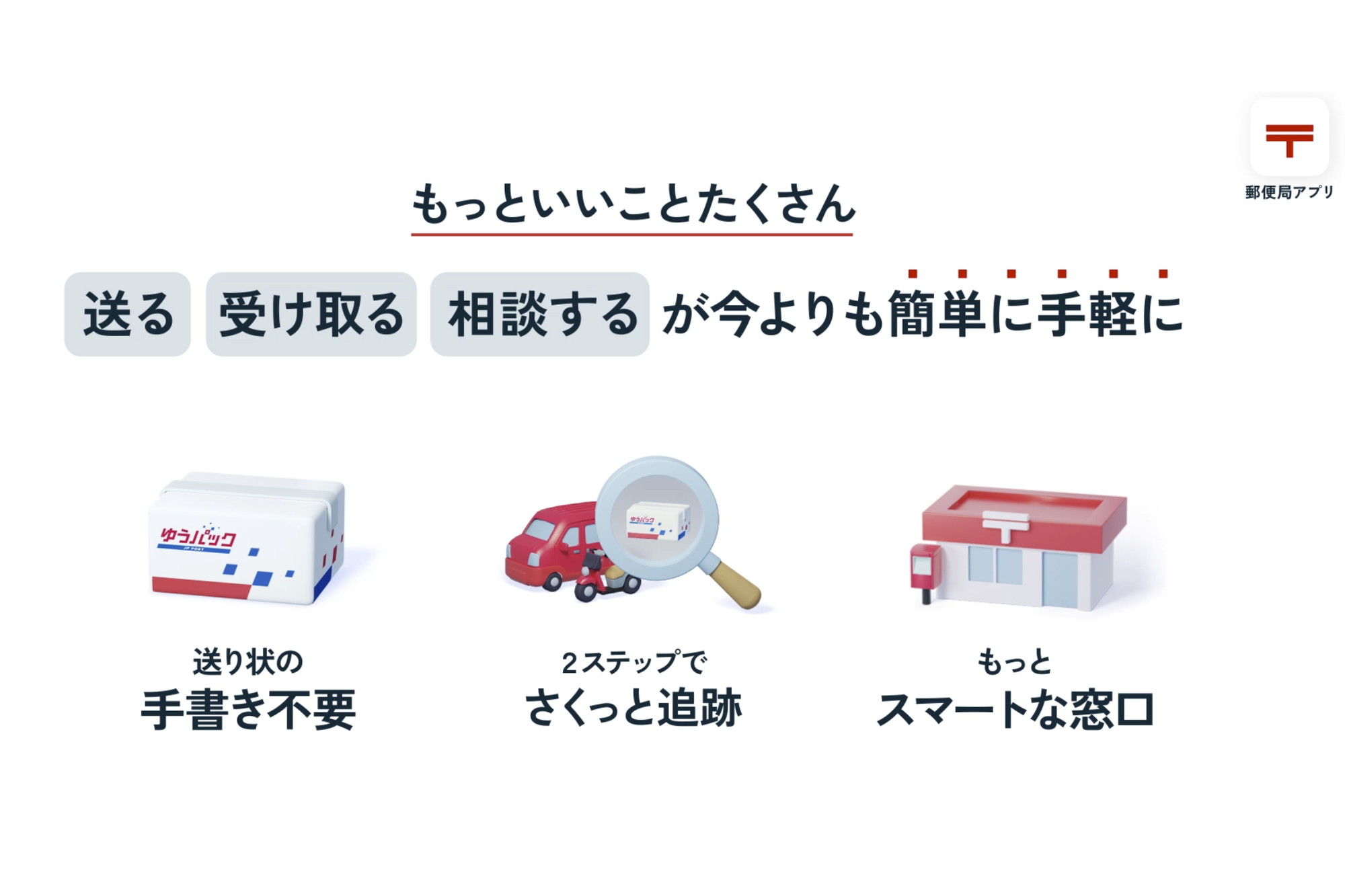 郵便局アプリが400万DL 受取や引越し機能を拡充へ - Impress Watch