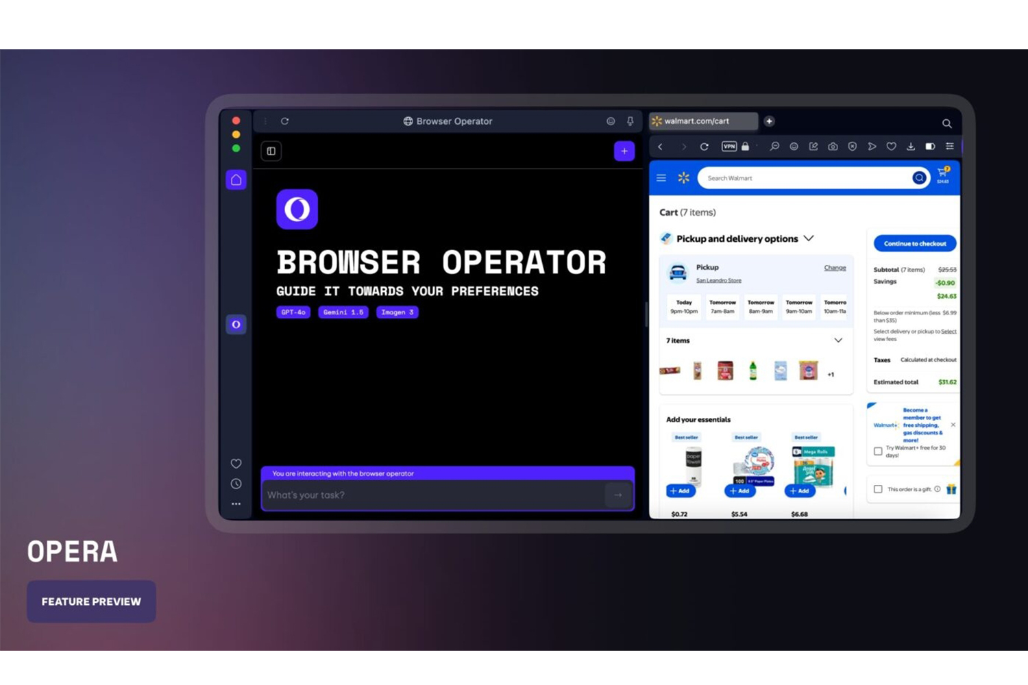 Opera、AIがウェブ操作を代行「Browser Operator」 - Impress Watch