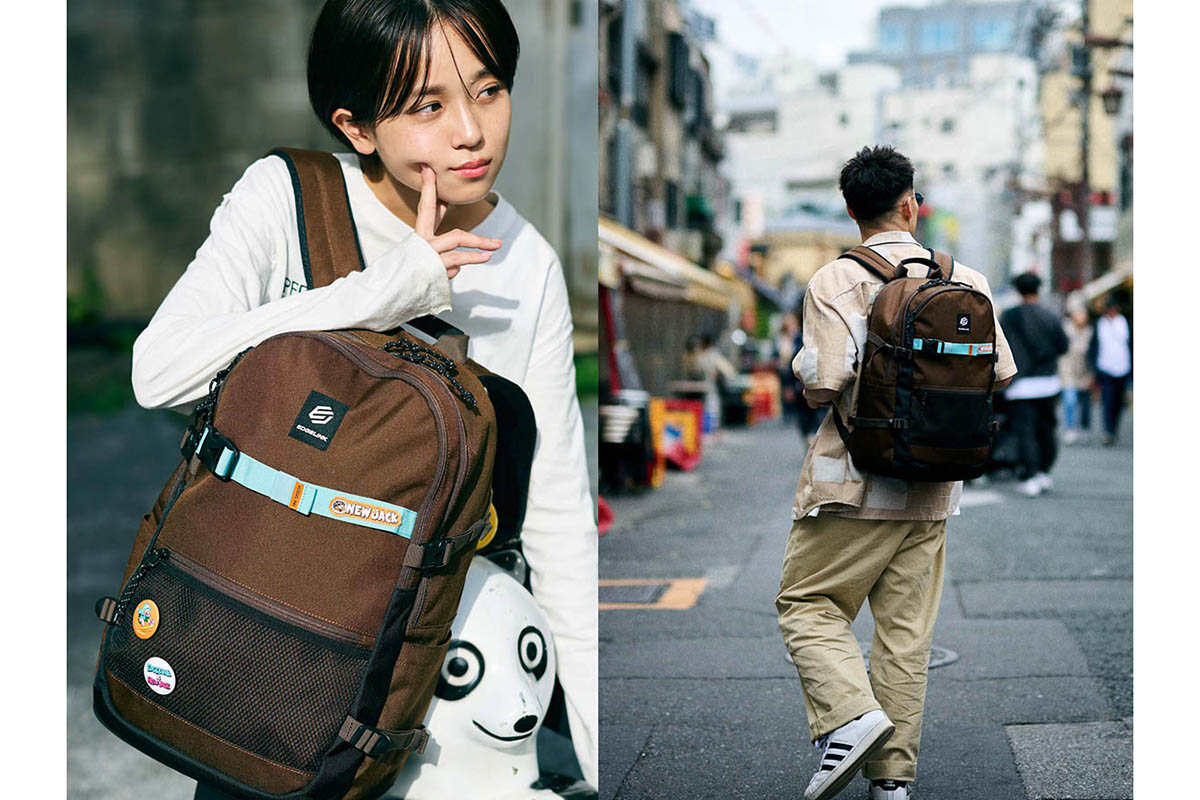 エース、ポップなイラストをデザインした「EDGELINK」リュック