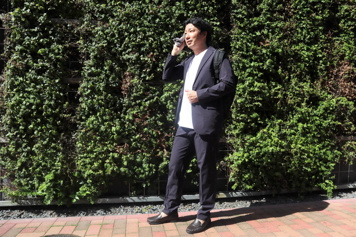 ミズノ×青山、冷たいジャケット+パンツ「アイスタッチセットアップ