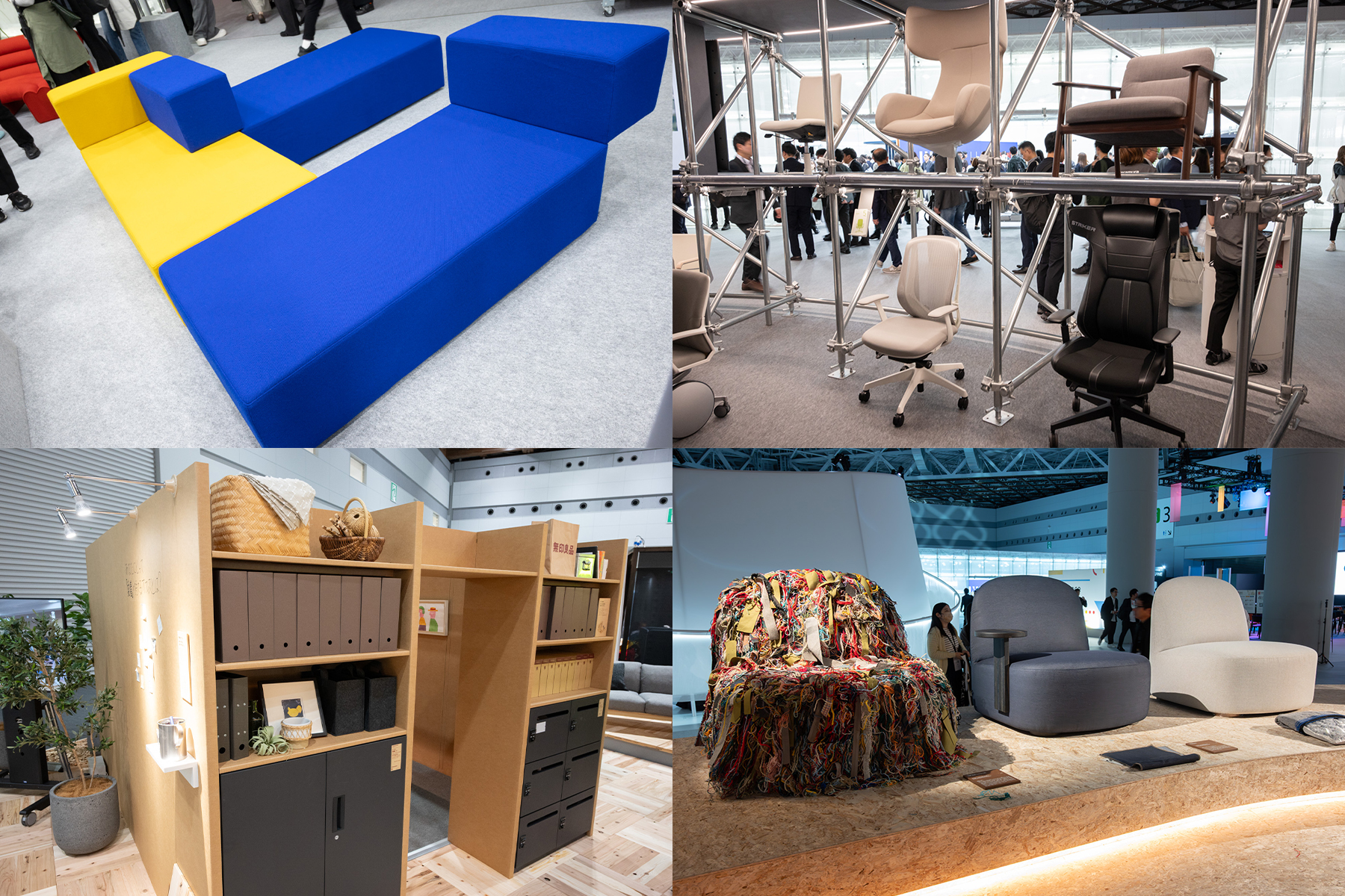 新ブランドのイトーキ、チェア集中のオカムラ、段ボールの無印 オルガ