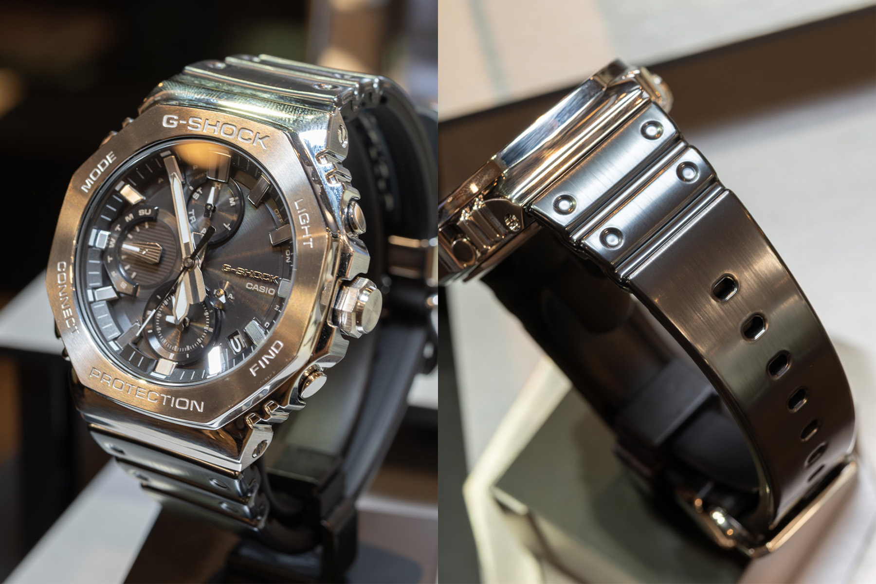 G-SHOCK、「2100」クロノグラフ新作 メタル調樹脂バンド装備 - Impress 
