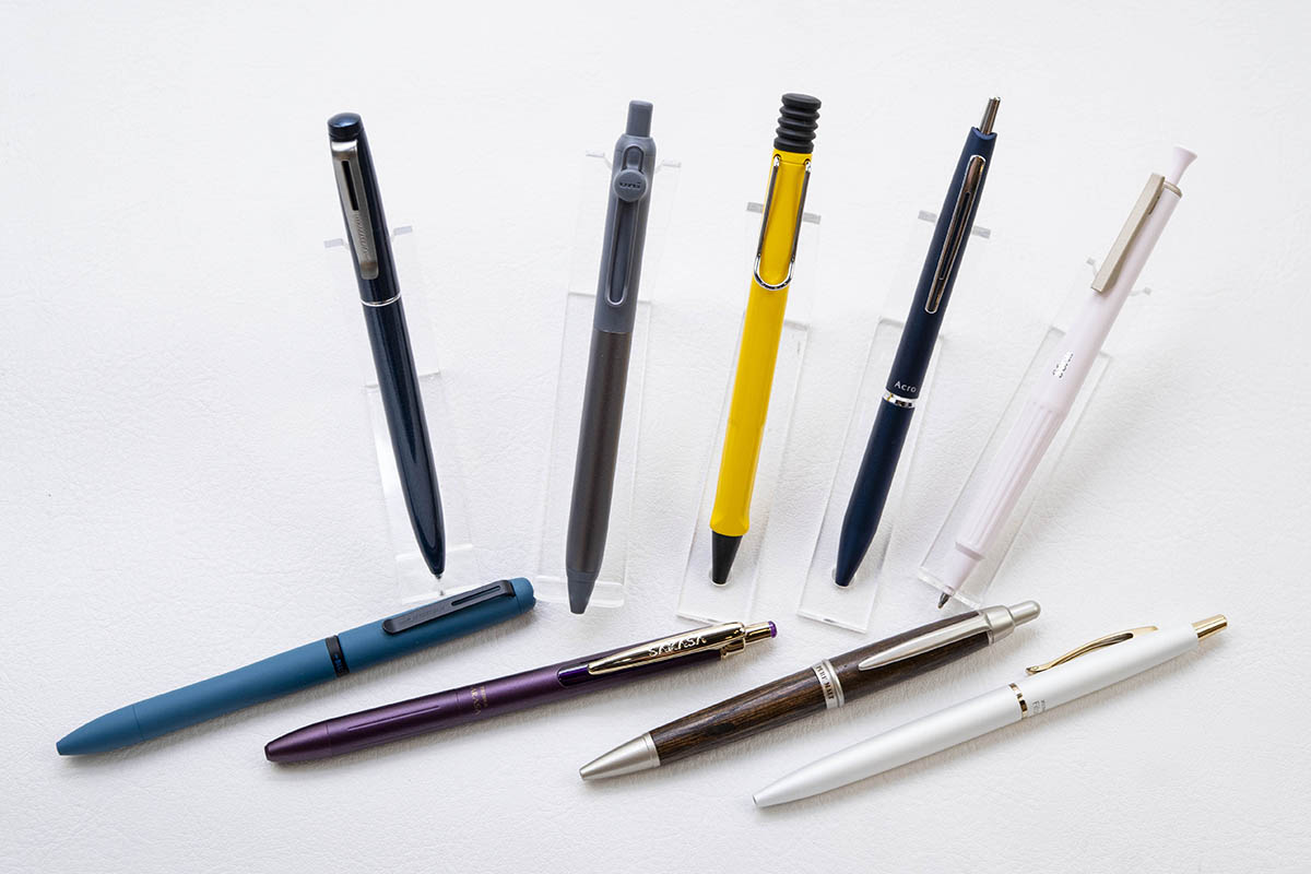 高級感のあるワンランク上のボールペン 三菱鉛筆・ゼブラ・パイロット
