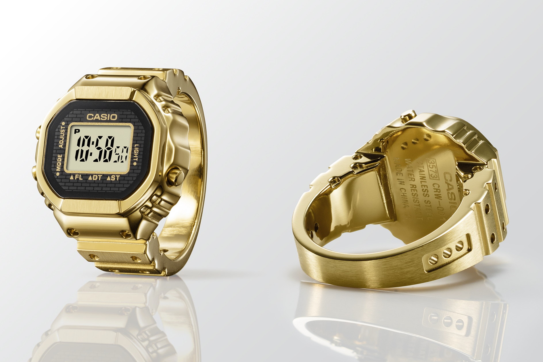 カシオ、ゴールドの指輪ウォッチ - Impress Watch