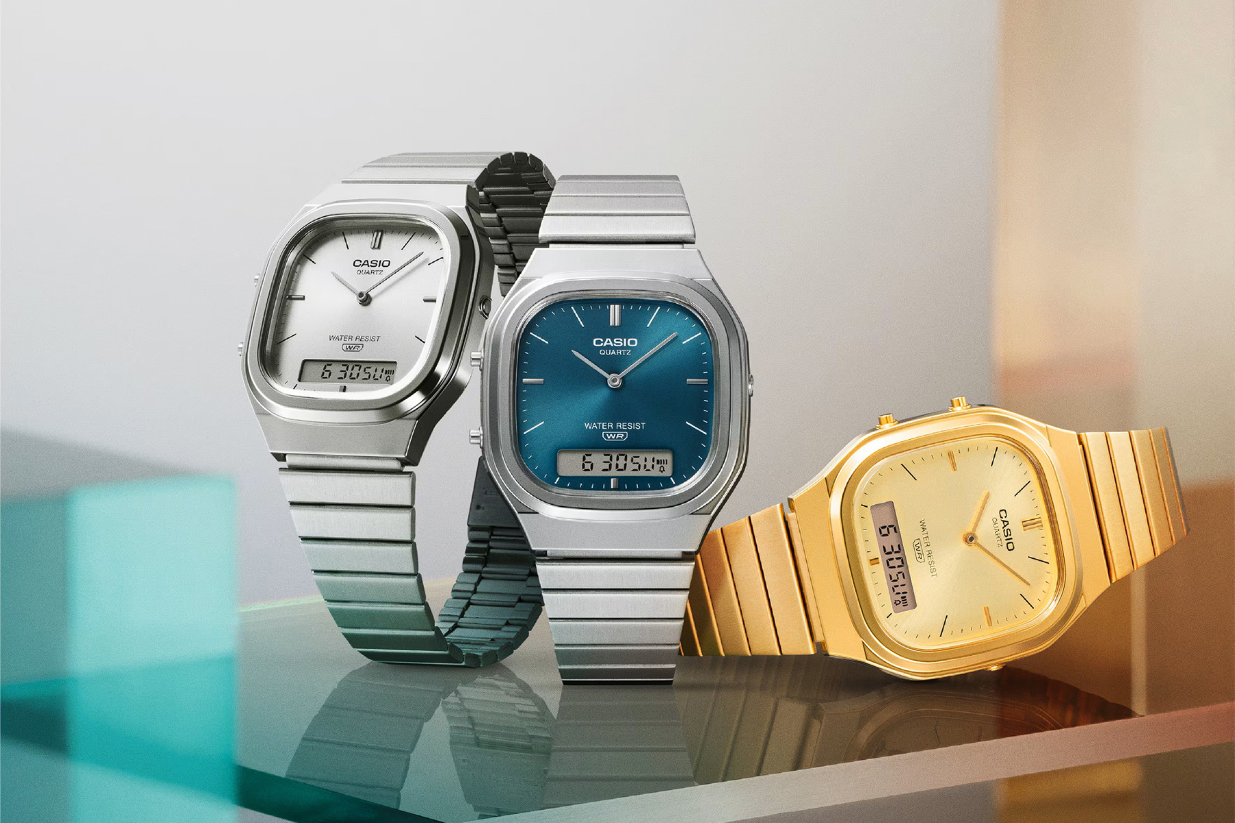 カシオからレトロモダンな新型「AQ-240」 7700円 - Impress Watch