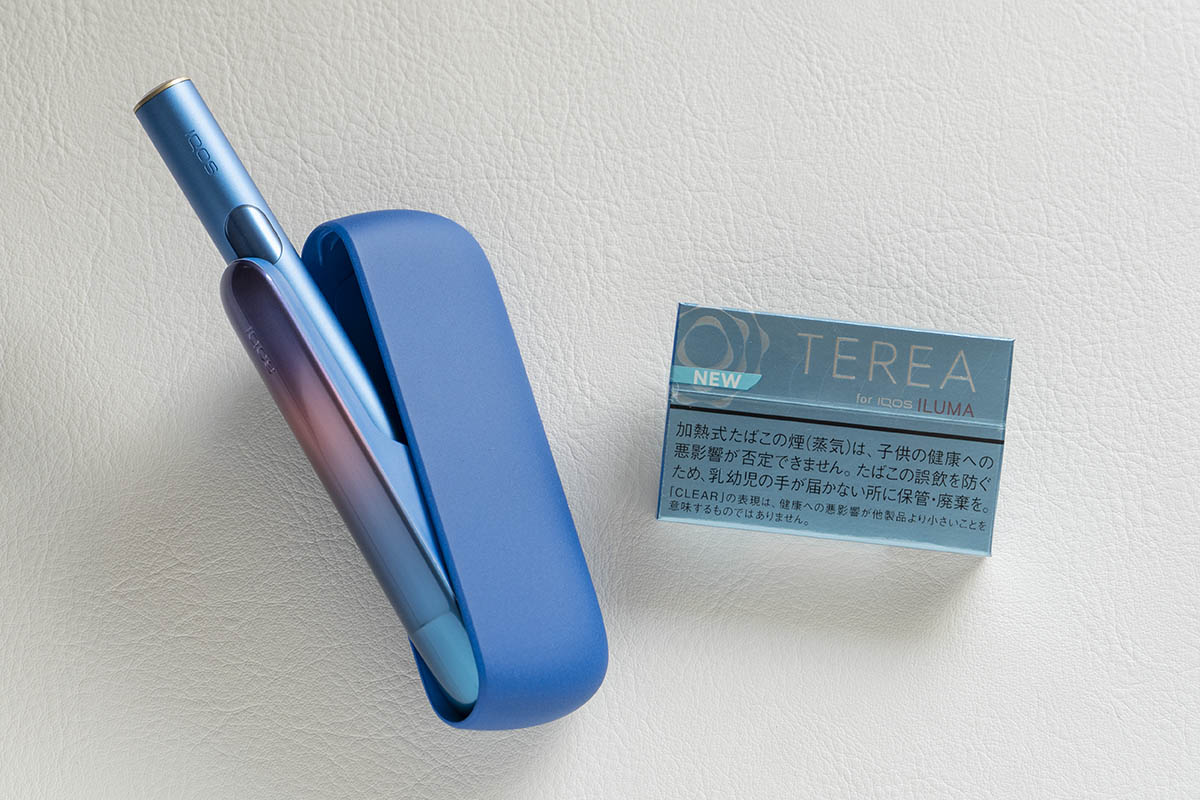 IQOS、新デザイン「ギャラクシーブルー」と新味「テリア クリア