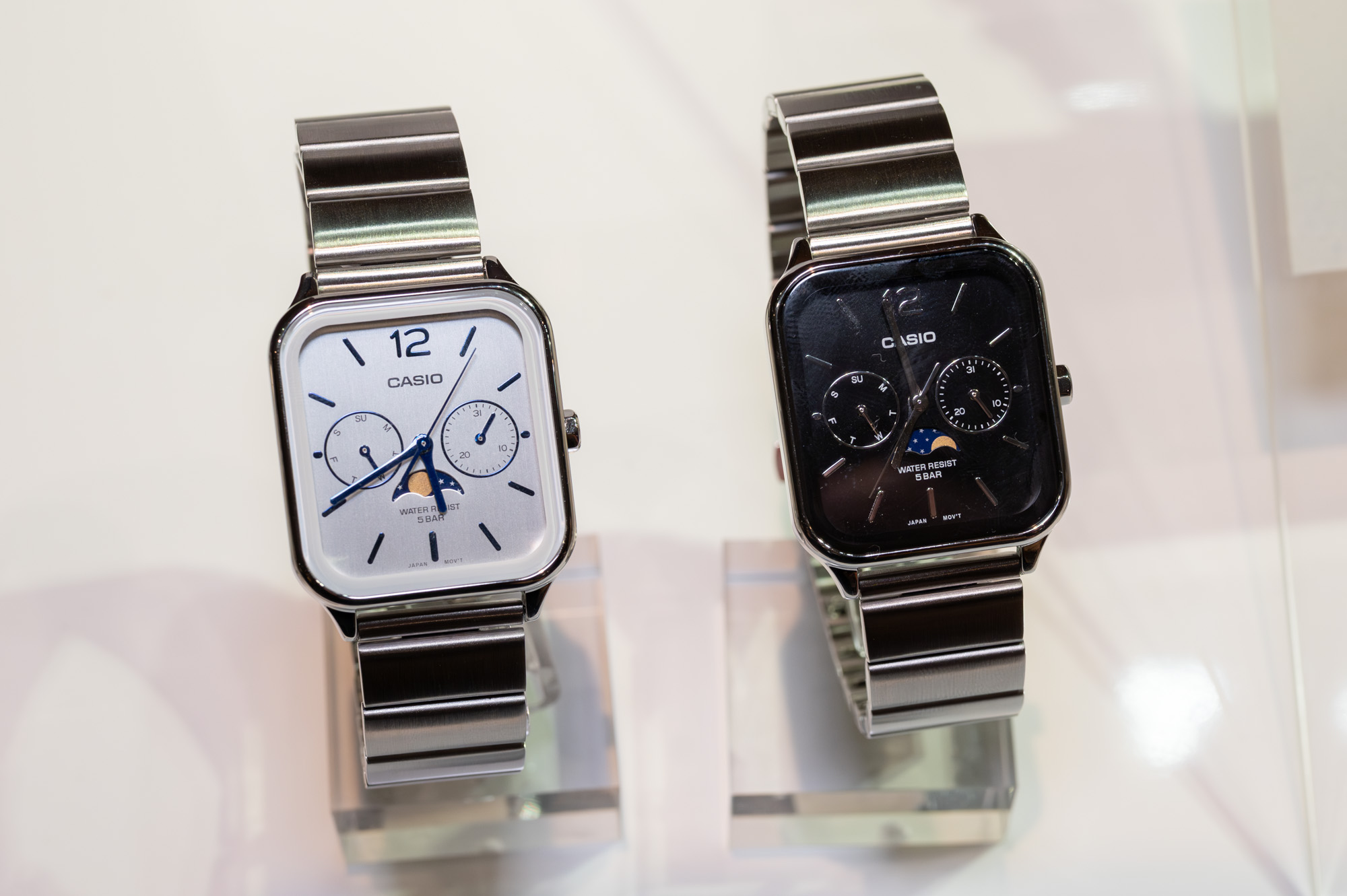 【レア！レトロ、中古品・稼働中】カシオ ムーンフェイズ アナログ腕時計 CASIO カシオ ムーンフェイズ 腕時計 MTP-M305D-7A2 (CASIO