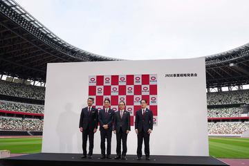 サッカー日本代表コラボのファン搭載マスク。フィリップス