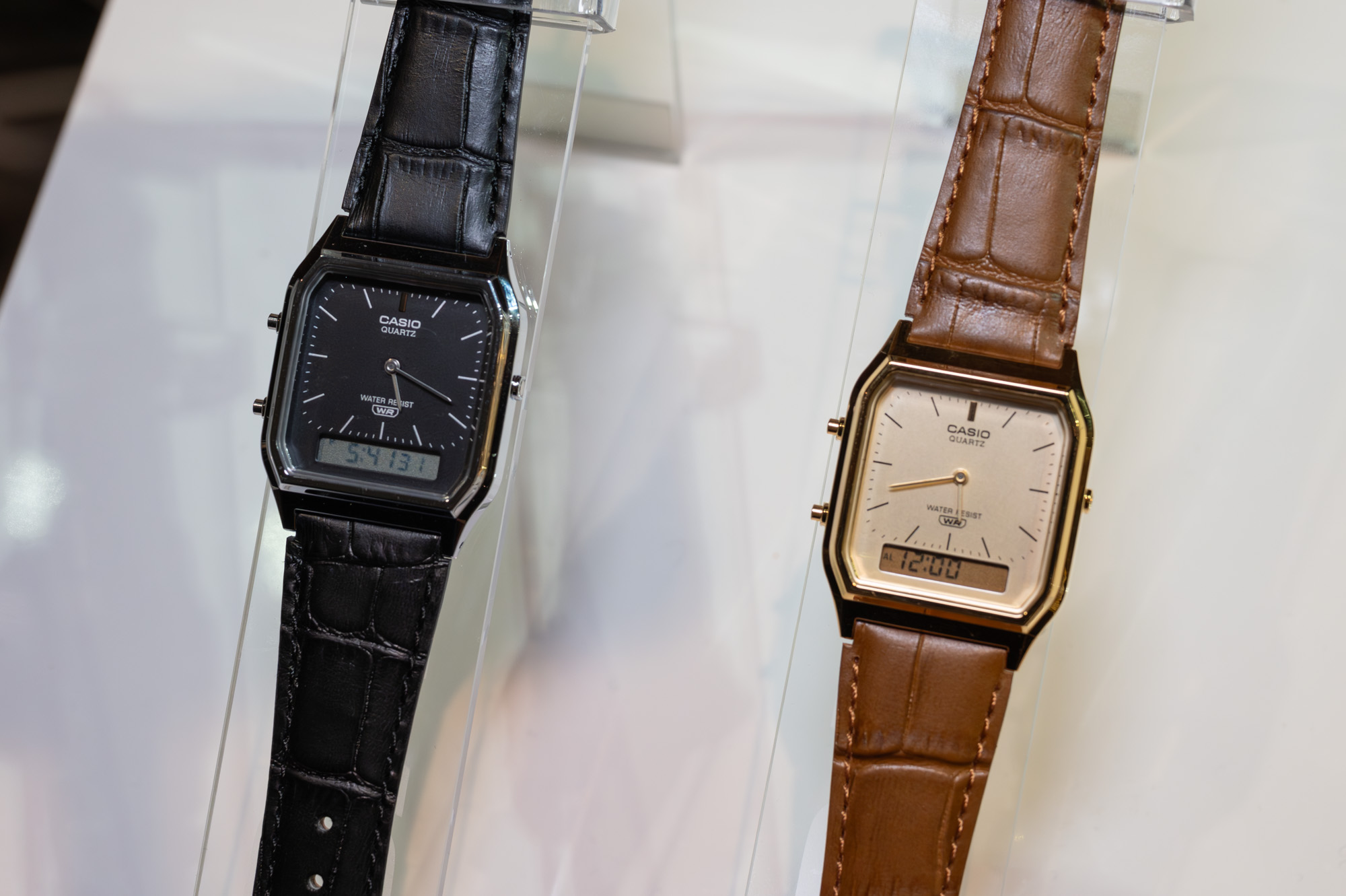 チープカシオに革バンド、アナデジの「AQ-230」に - Impress Watch