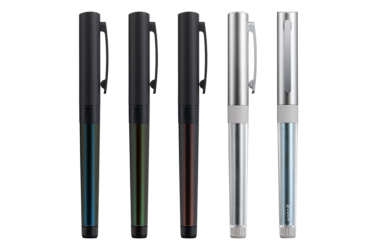 【新品・廃番色】Tombow ZOOM L1 4本セット　トンボ鉛筆　ボールペン トンボ、ボディの輪郭・色が変化するキャップ式ボールペン「ZOOM L1