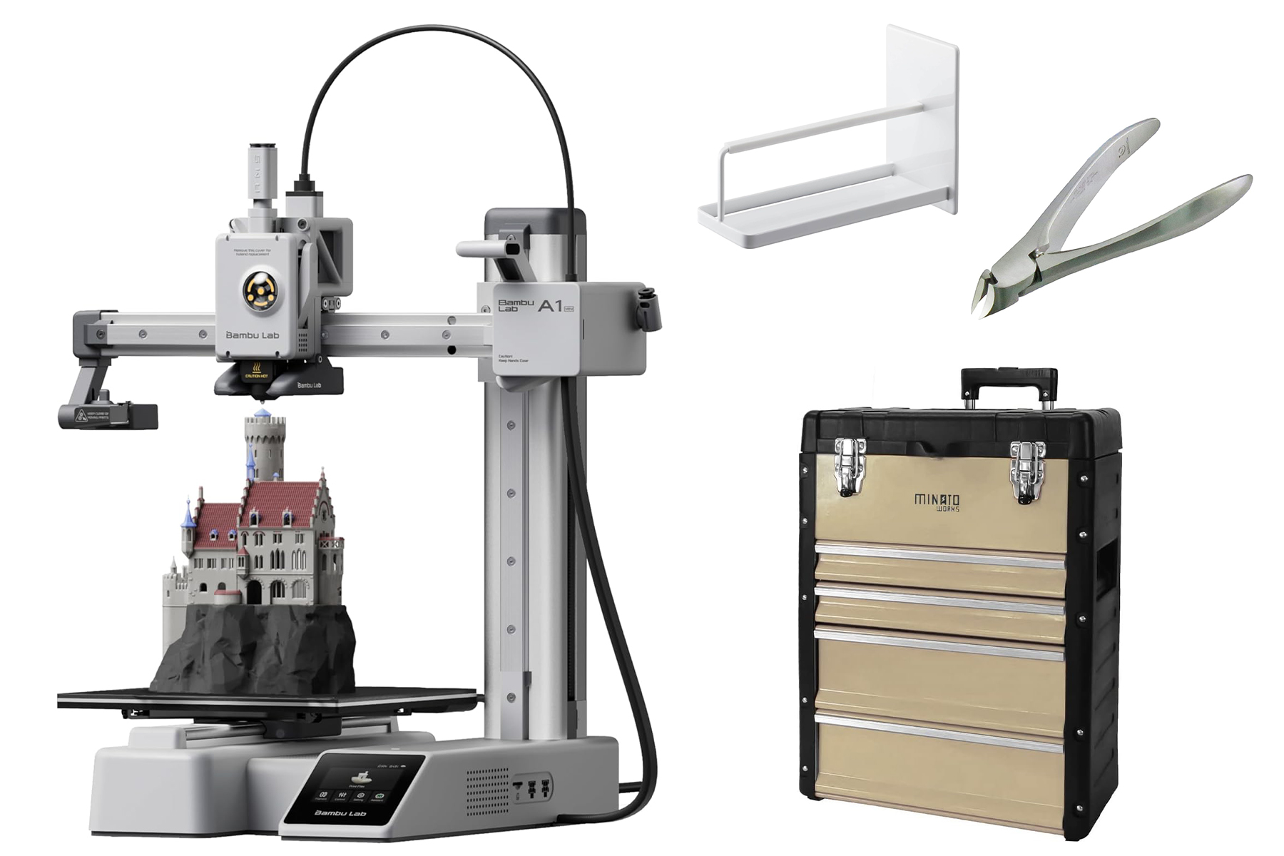 3Dプリンター、ツールチェスト、高級つめ切り 編集部：太田 【ブラック