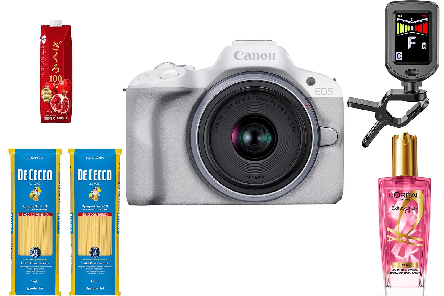 EOS R50、ギターチューナー、ヘアケア 杉浦みな子【ブラック EOS R50、ギターチューナー、ヘアケア 杉浦みな子【ブラック
