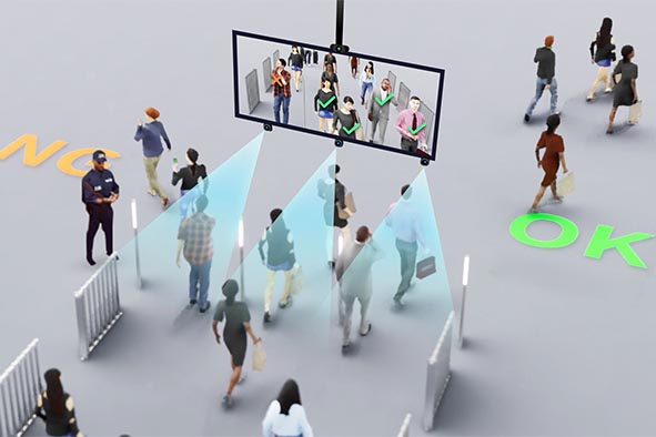 NEC、歩いたままで顔も虹彩も認証する新技術 世界初 - Impress Watch