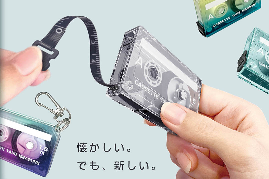 サンスター文具、カセットテープ型メジャー - Impress Watch