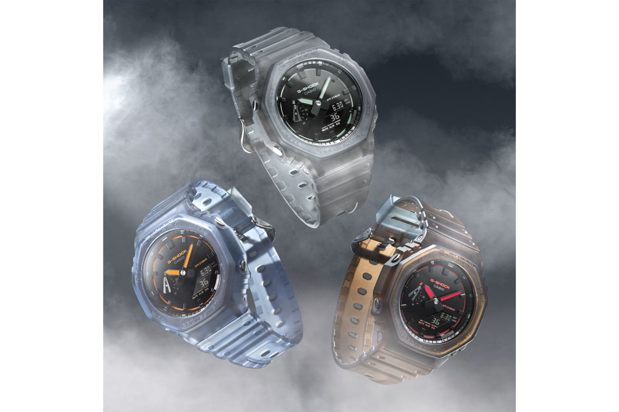 G-SHOCK、半透明ケースに新仕上げのダイヤル「GA-2100K」 - Impress Watch