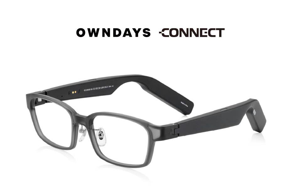 OWNDAYS CONNECT スマートグラス ブラック ケース付 ながら聴き可能な日常用オーディオグラス「OWNDAYS CONNECT