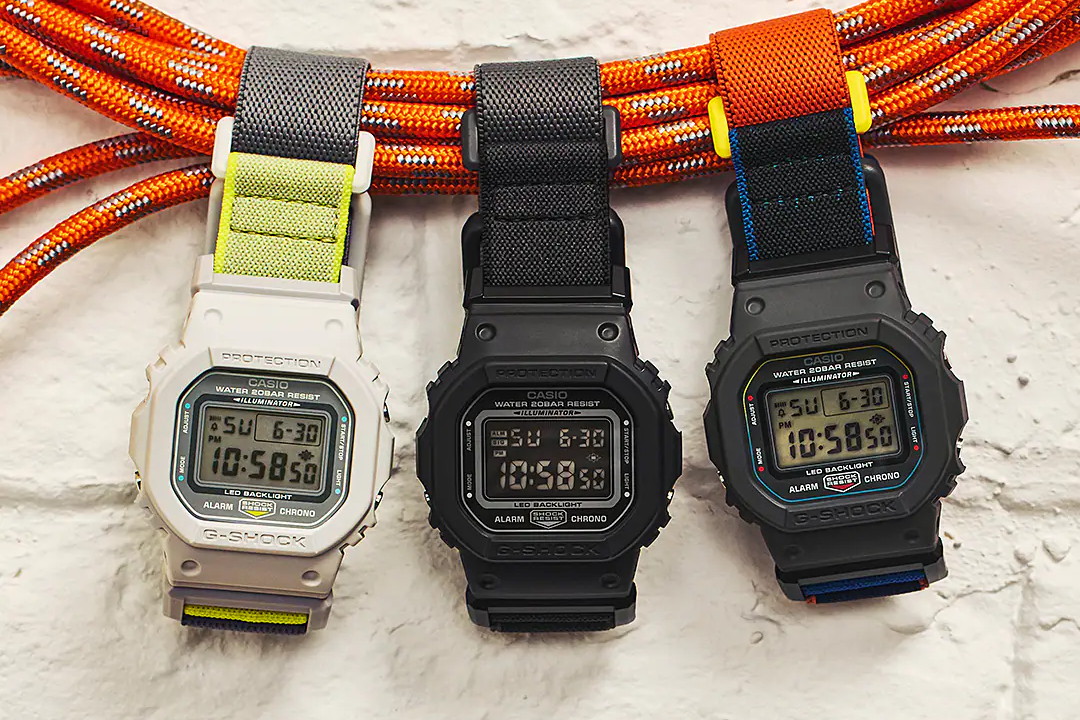 G-SHOCK 腕時計 G-SHOCK、伸縮クロスバンド+新型バックルの3機種 - Impress Watch