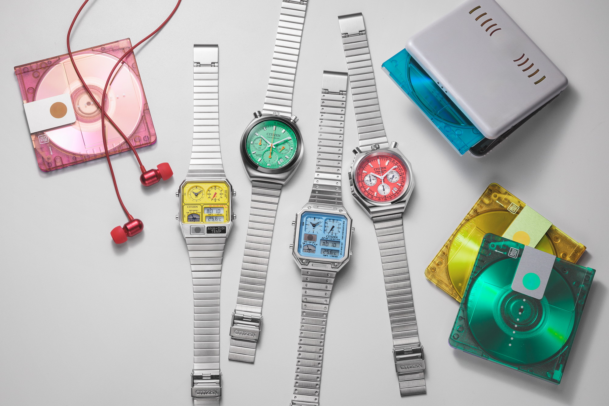 シチズン、レトロモデルに90sポップカラー - Impress Watch
