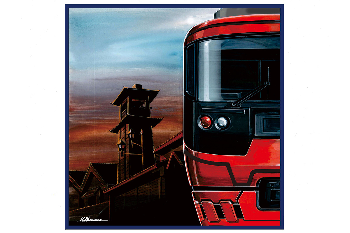 西武新宿線 ニューレッドアローが観光特急に　大河原邦男デザイン