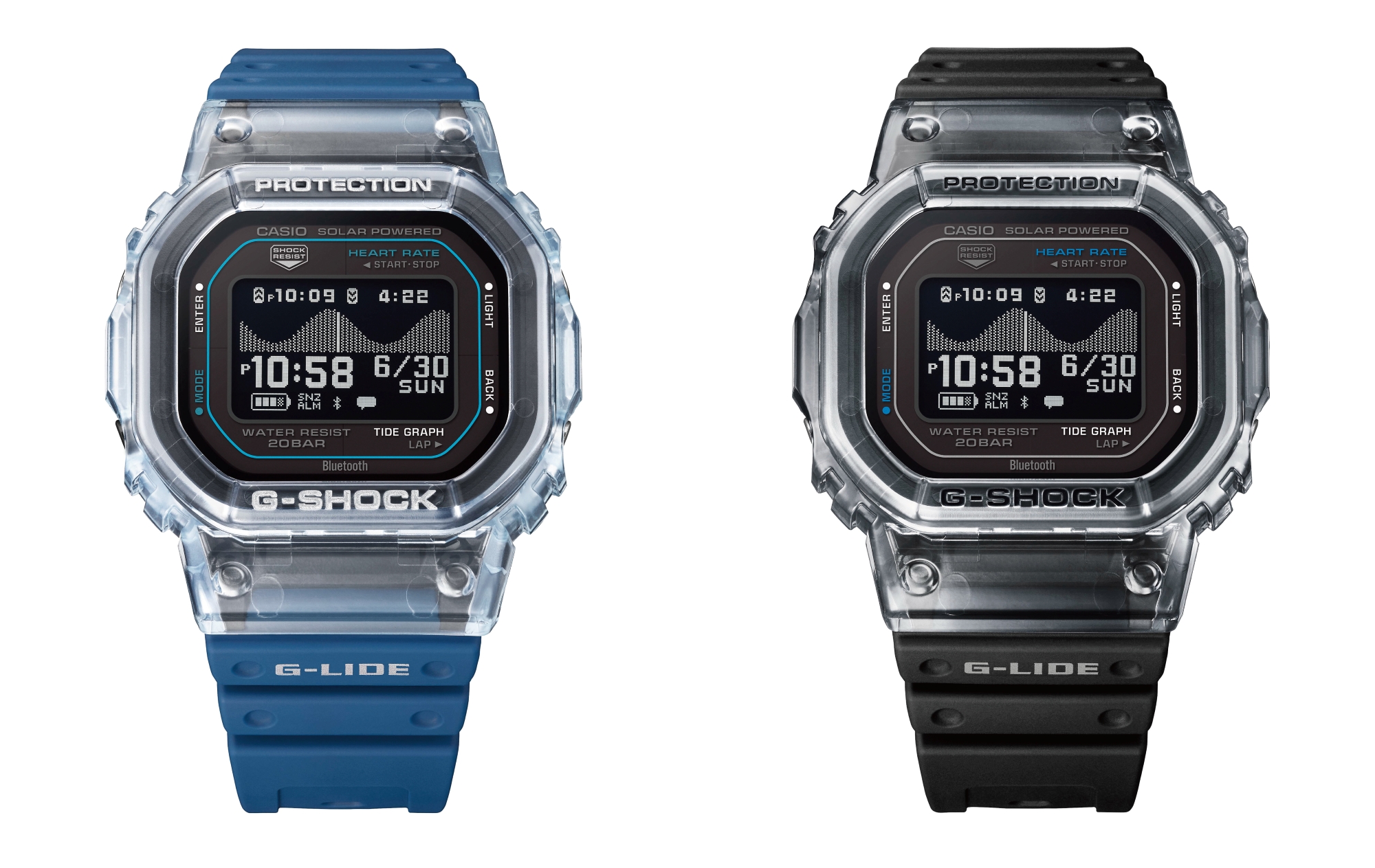 と*ち様 カシオCASIO G-SHOCK 2セット カシオ、心拍計測対応のG-SHOCK「G-LIDE」 - Impress Watch
