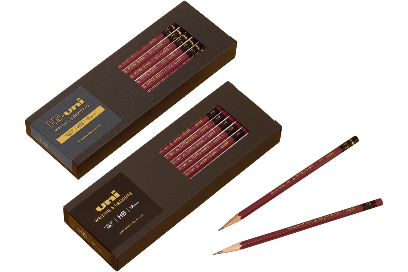 三菱鉛筆「uni」の箱が紙+トレーに プラスチック廃止