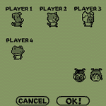 キャラ設定終了画面